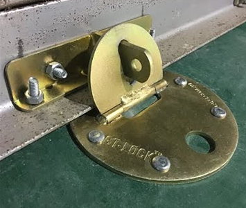 GT lock installed for added garage security